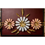 Golden Blossom Wall Art