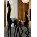 Elegant Horse Duo Sculptures