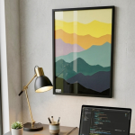 Sunset Mountain Canvas - Image 3